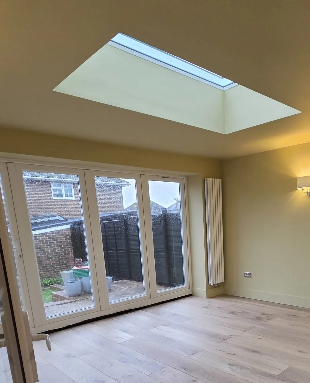Extension with roof light