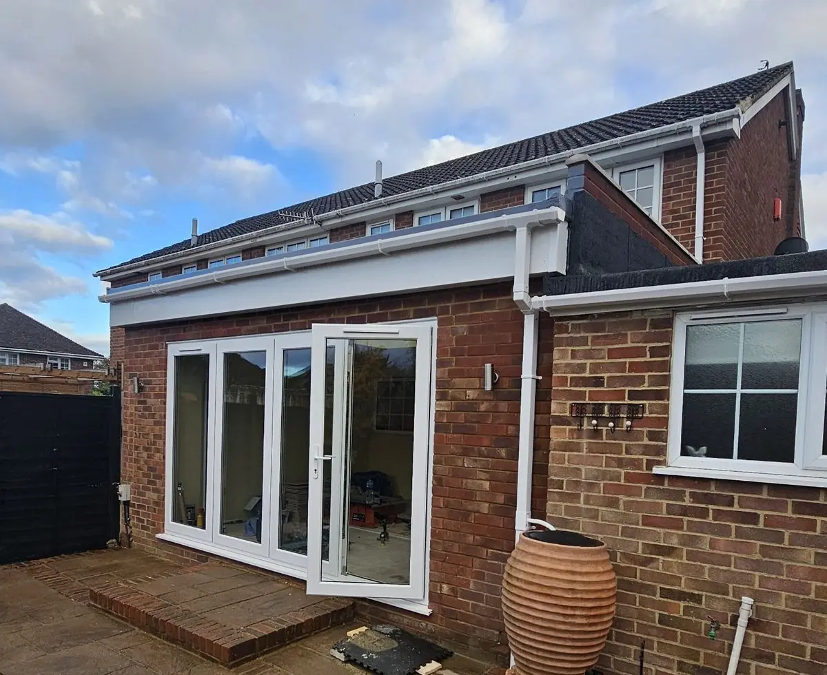 Rear house extension