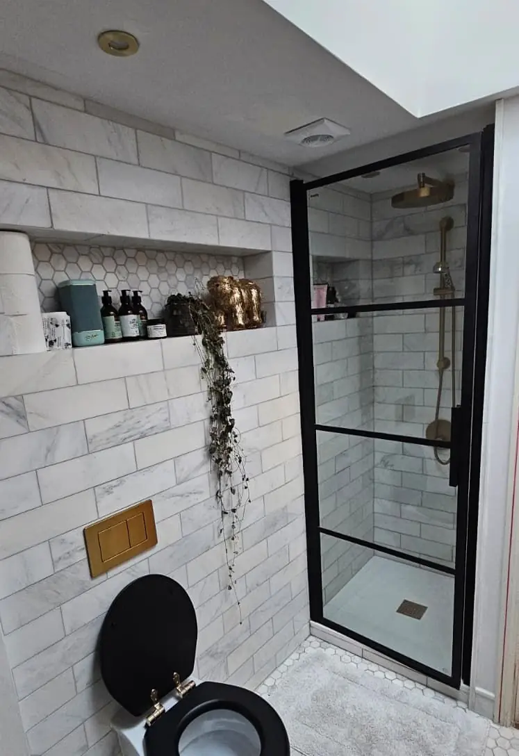 Renovated shower room